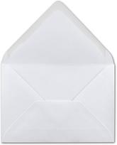 50 baltų vokų Din B6 - 12x18 cm - 120 g/m² su drėgnu klijavimu
