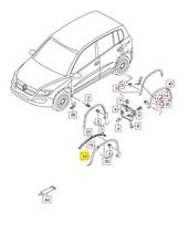 VW Tiguan 5N2 ratų dangtis originalus 5N0854969H9B9