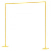 Stovas Fono stovas, 240x240 cm, auksinis, metalas