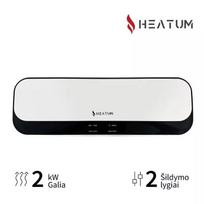 Keraminis sieninis elektrinis šildytuvas Heatum Avo H2000W WIFI  301407