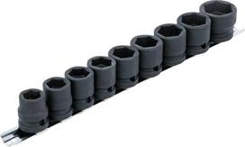 Bgs Technic Smūginių galvučių rinkinys | patrumpintos | 12,5 mm (1/2") | 13–24 mm | 9 vnt. (9551)