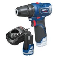 Akumuliatorinis smūginis suktuvas–gręžtuvas Dedra DED7310T03, 12V, 2,0Ah