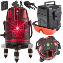 Lazerinis gulščiukas - nivelyras 360 raudonas spindulys RTPLK0037