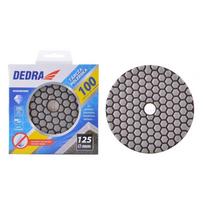 Deimantinis akmens poliravimo diskas 125mm P100, sausam poliravimui Dedra H12H0100