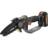 Akumuliatorinis grandininis genėjimo pjūklas 20V 6" + 2AH +pakrovėjas 78211