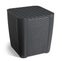 Sodo stalas su vidine talpa saugojimui, Luzon Flat Wicker pilka; 29202176939 KATERA