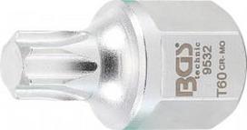 Antgalis V-tipo diržui | 12.5 mm (1/2"), hex šešiakampis 22 mm | T-Star (Torx) T60 (9532)