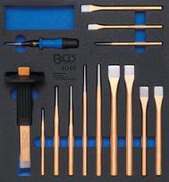 Įrankių dėklas 2/3: Kaltų / išmušėjų / žymeklių rinkinys | 15 vnt. (4045)