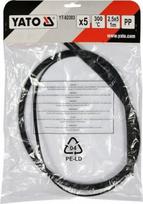 Plastiko suvirinimo juosta | polipropilenas (PP) | 2.5X5 mm | 5х1m / 5 vnt. (YT-82303)