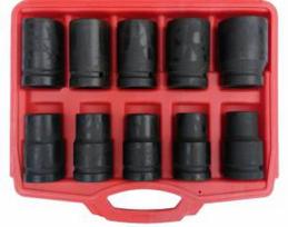 Smūginės galvutės ilgos šešiakampės | 25 mm (1") | 17 - 41 mm | 10 vnt. (ES-5826)