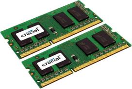 "Crucial RAM CT2KIT102464BF160B" 16GB rinkinys (2x8GB) DDR3 1600 MHz CL11 nešiojamojo kompiuterio atminties rinkinys