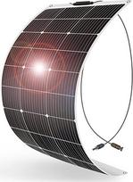 "Dokio" 100W saulės baterija, lanksti mono 12 V - saulės modulis, idealiai tinkantis nameliams ant ratų, kempingams, sodui