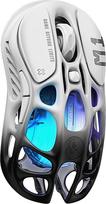 "GravaStar Mercury M1 Pro" belaidė žaidimų pelė 26 000 DPI 4K apklausos dažnis PAW3395 jutiklis, itin lengva (88 g), "Bluetooth/2.4G/Wired", RGB, 5 programuojami mygtukai - gradientinė juoda