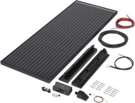 "MT Power Black Line" saulės energijos sistema, 2 x 75 Wp, 80 elementų, 33,5 x 132 x 6,6 cm, 15,5 kg