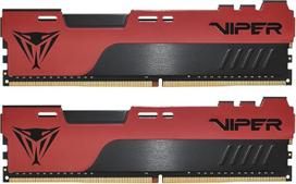 "Patriot Memory Viper Elite II" DDR4 32GB (2x16GB) 3600MHz žaidimų atminties rinkinys, juoda/raudona