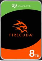 "Seagate FireCuda" 8 TB vidinis kietasis diskas HDD, 3,5 colio, 7200 aps./min, CMR, 256MB spartinančioji atmintis, SATA 6GB/s, sidabrinės spalvos, įskaitant FFP, modelio Nr.: ST8000DXZ01.