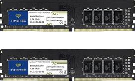 "Timetec" 16GB KIT (2x8GB) DDR4 3200MHz (PC4-3200AA) PC4-25600 UDIMM atminties modulis staliniams kompiuteriams - ne ECC, be buferizavimo, 288 kontaktų, 1,2 V, CL22 DIMM atminties modulis