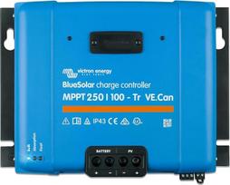 "Victron Energy BlueSolar MPPT TR VE.Can" saulės energijos įkrovos valdiklis - 250 V 100 A 12/24/36/48 V
