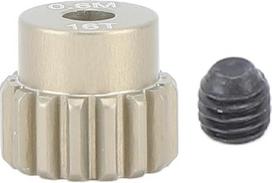3,175 mm Ritzel, hochhart, verschleißfest, robust, langlebig, universell für 1/8 und 1/10 RC-Kletterautos (16T)