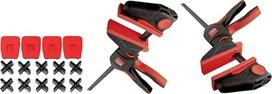 BESSEY EZ360TD-SET paklotų rinkinys, 2 x EZ360-45 + 1 x EZ-TD, veikiantis rinkinys su dviguba pakuote vienkartinių spaustuvų ir 14 dalių paklotų montavimo rinkiniu, svoris 2,19 kg