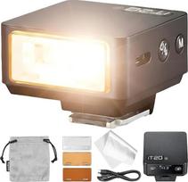 Godox iT20-R TTL mini blykstė Ricoh GR III GR IIIx GR III HDF, kompaktiška prisegama blykstė iT20R, suderinama su P-TTL, USB-C įkraunama baterija, pridedamas magnetinis spalvotas filtras