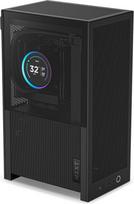 H2 Flow - Mini-ITX 20,7 l didelio oro srauto kompiuterio korpusas - 2 x 120 mm viršutiniai ventiliatoriai ir PCIe 5.0 pakopos kabelis - 331 mm grafikos plokštė - 280 mm radiatorius - juodas