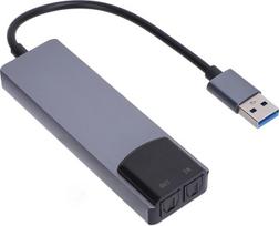 Išorinės stereofoninės garso kortelės mišinys, 5.1 7.1 kanalo USB garso adapteris, triukšmo mažinimo USB garso kortelės adapteris, skirtas nešiojamiesiems kompiuteriams 98 ME 2000 X P 7 8