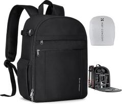 K&F CONCEPT fotoaparato kuprinė, kompaktiška ir lengva, su apsauga nuo lietaus, fotoaparato kuprinė SLR DSLR SLR trikojui, fotoaparato krepšys fotografijai ir kasdieniam naudojimui