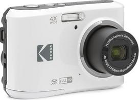 Kodak Pixpro FZ45-16,44 megapikselių skaitmeninis kompaktiškas fotoaparatas, 4X optinis priartinimas, 2,7 colių LCD ekranas, 720p HD vaizdo įrašas, AA baterija - baltas