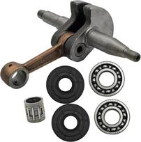 Kurbelwelle, Kurbelwelle, kompatibel mit Husq-varn 340 345 350 Kettensäge, Ersatzkomponente mit Öldichtung, Nadellager-Set, Gartengerät