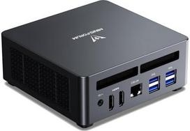 Mini kompiuteris MINIS FORUM UM790 Pro, "AMD Ryzen 9 7940HS" iki 5,2 GHz, 32GB DDR5 RAM, 1 TB PCIe 4.0 SSD, "AMD Radeon 780M", "Wi-Fi 6E", BT 5.3, 2,5G LAN, USB4, HDMI 2.1