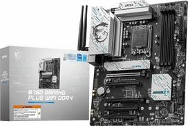 MSI B760 Gaming Plus WiFi DDR4 pagrindinė plokštė, ATX - palaiko 14, 13 ir 12 kartos "Intel Core" procesorius, LGA 1700 - DDR4 5333+MHz/OC, 1x PCIe 4.0 x16, 2x M.2 Gen4, 2.5G LAN, WIFI6E