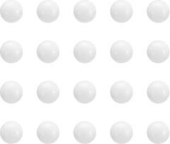 QUARKZMAN 200Stk POM Kugellagerkugeln 11/32" 9mm Solide Kunststoff-Kugellagerkugeln Präzisions-POM-Kugeln