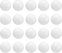 QUARKZMAN 25 Stück POM Lagerkugeln 5/8" 15,8mm Solide Kunststoff Lagerkugeln Präzisions POM Kugeln