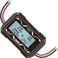 Solarstromzähler, RC Wattmeter, Batterie mit klaren Anzeigen, effizienter Energiezähler, Amperemeter, Gleichstrom Wattmeter, Amperestunden (Ah), digitaler Gleichstrom, 150 A