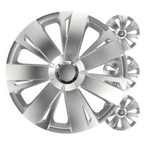 Ratų gaubtai 4 vnt. Energy, sidabriniai 14"