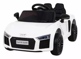 Elektromobilis Audi R8, baltas