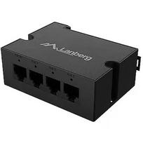 Lanberg switch DIN-GE4-BT-90W 1xIn 3xOut 1Gb POE extender gigabit ethernet DIN rail DIN-GE4-BT-90W