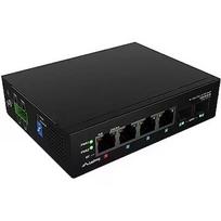 Lanberg switch light industrial POE 1xBT 3xAT 2xSFP DIN niezarządzalny gigabit ethernet ILGE-4P-2S-90