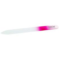 Stiklinė nagų dildė Osom Professional NF04C22C03, smailiu galu, dvipusė su plastikiniu įdėklu, 13,5 cm