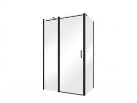 Dušo kabina Besco Exo-CH Black, 120x80,90,100 cm