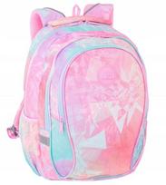 Didelė talpi kuprinė mergaitei, mokyklinė, pastelinių spalvų