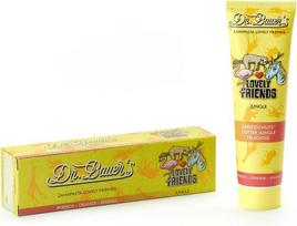 Dr. Bauer's Lovely Friends Jungle Kids dantų pasta 90 ml – linksma, švelni apsauga augančioms šypsenoms