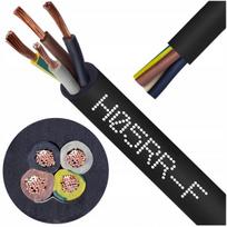 Ow H05rr-f 4x2,5mm² guminis apvalus laidas, 1 metras