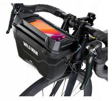Wildman Xt8 dviračio krepšys ant vairo, 3l, juodas