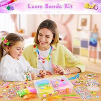Diyland 7700+ Gumyčių Rinkinys Papuošalams Kurti, 30 Spalvų