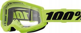 Vaikiški akiniai 100% Strata 2 Junior Neon Yellow