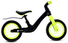 Vaikiškas balansinis dviratis SPORT, lengvas, su sparnais, EVA putų ratai, juoda–geltona 2,5 kg