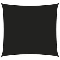 vidaXL Uždanga nuo saulės, juoda, 5x5m, oksfordo audinys, kvadratinė, Juoda