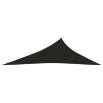 vidaXL Uždanga nuo saulės, juodos spalvos, 3x4x5m, HDPE, 160g/m², Juoda